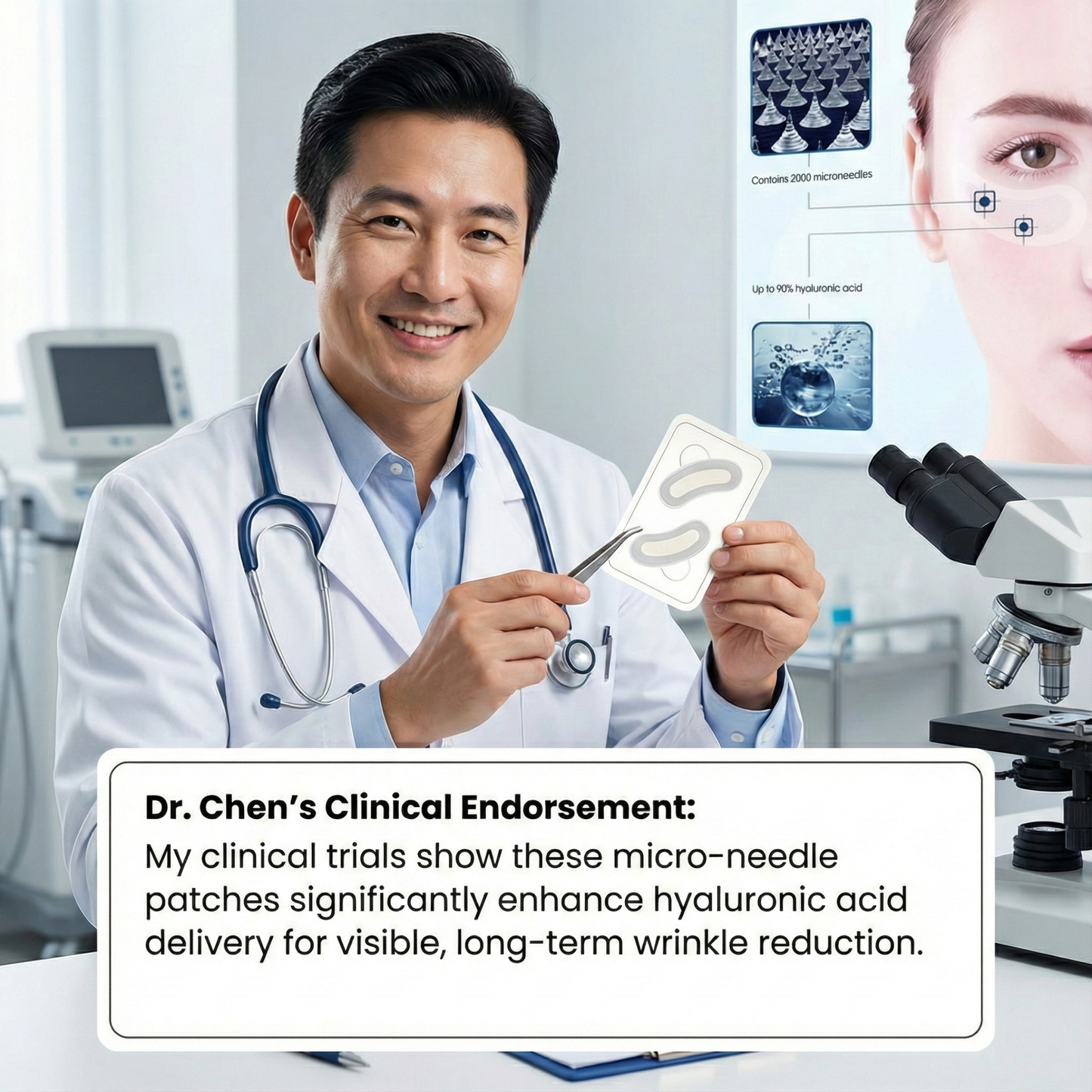 Mikronadel Augenpads