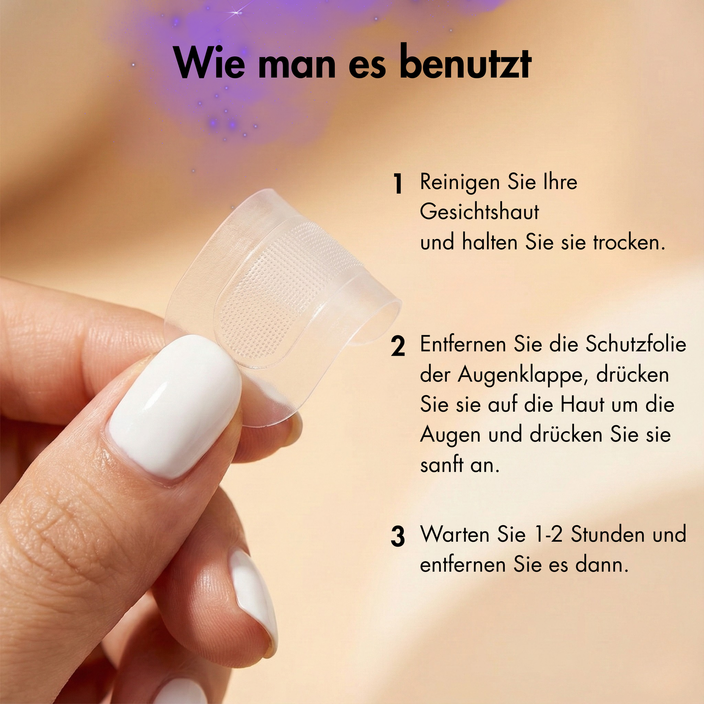 Mikronadel Augenpads