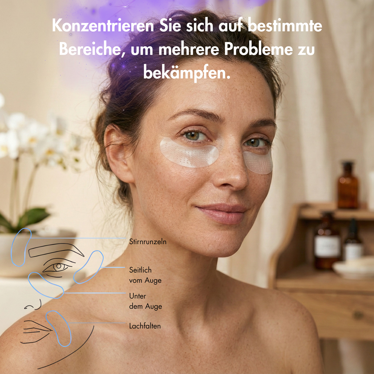 Mikronadel Augenpads